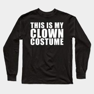 Clown Costume Long Sleeve T-Shirt